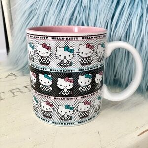 Hello Kitty, Ceramic, Coffee, Mug, With, Pink, Interior, Large, 20oz, Mug, NWT